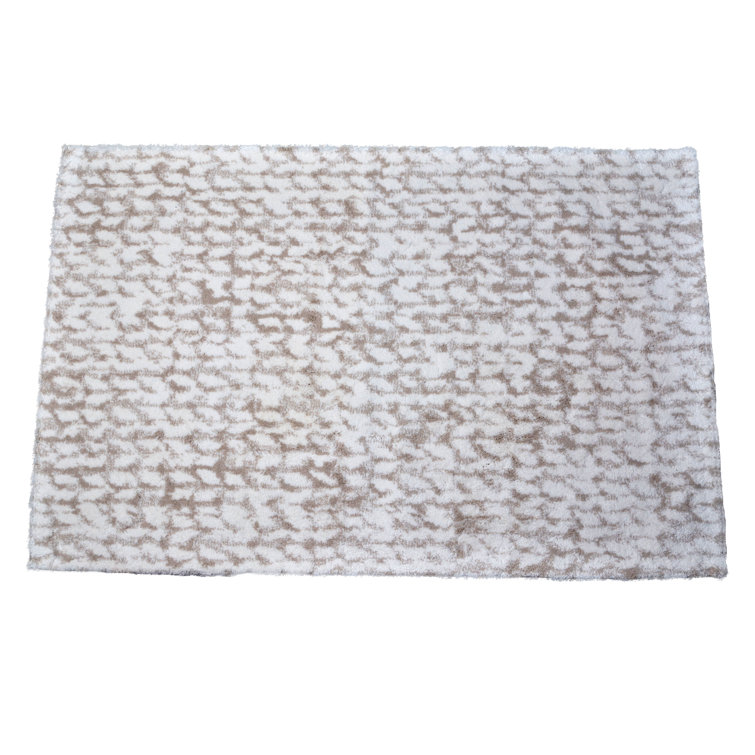 Talesma Bundi Artisanal Rectangle 100 Cotton NonSlip Bath Rug